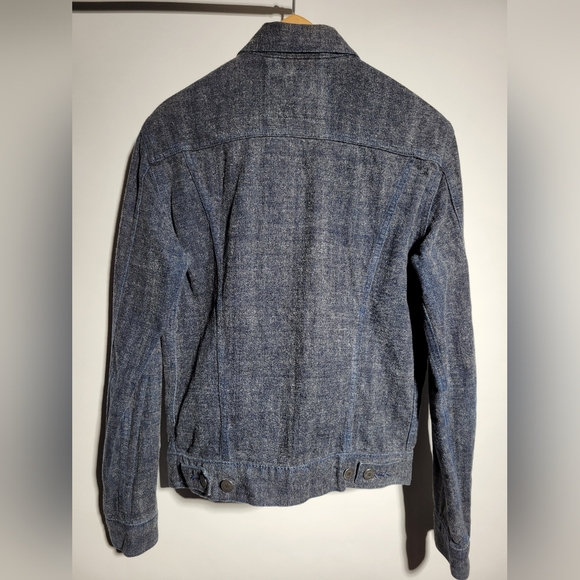 Levi's slim denim trucker jacket dark blue - Picture 4 of 7